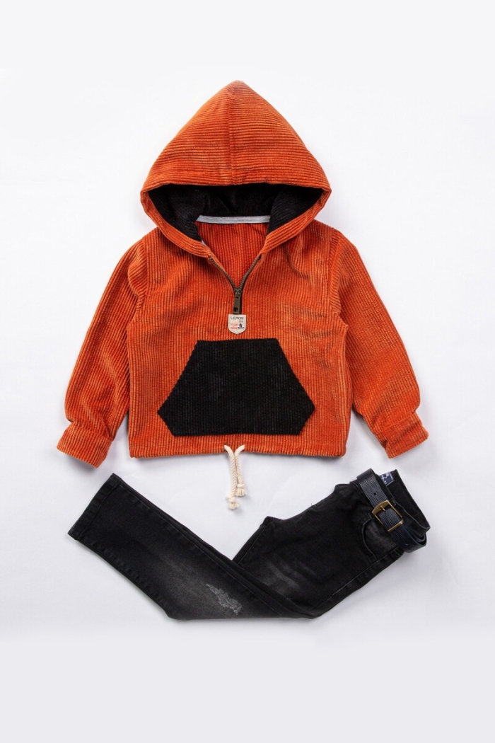 2-Piece Boy Sweatshirt Set with Pants 5-8Y - Producer: Lemon - Wholesale Kids & Baby Clothes From Turkey - TheBS Kids