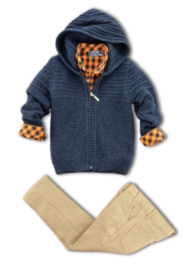 3-Piece Boy Knitwear Set With Shirt And Pants 5-8Y - Producer: Lemon - Wholesale Kids & Baby Clothes From Turkey - TheBS Kids