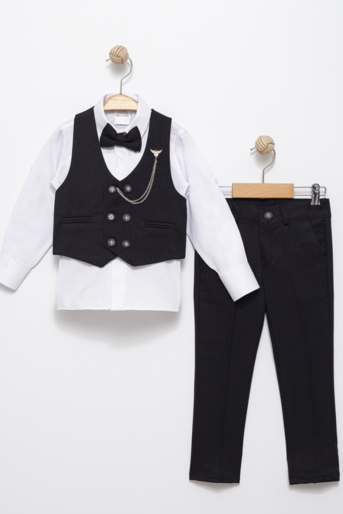 6 Button Vest Tuxedo Full Suit 6-9Y - Producer: Terry - Wholesale Kids & Baby Clothes From Turkey - TheBS Kids