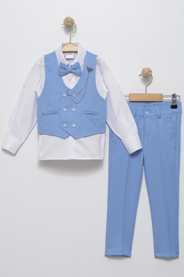 6 Button Vest Tuxedo Full Suit 6-9Y - Producer: Terry - Wholesale Kids & Baby Clothes From Turkey - TheBS Kids