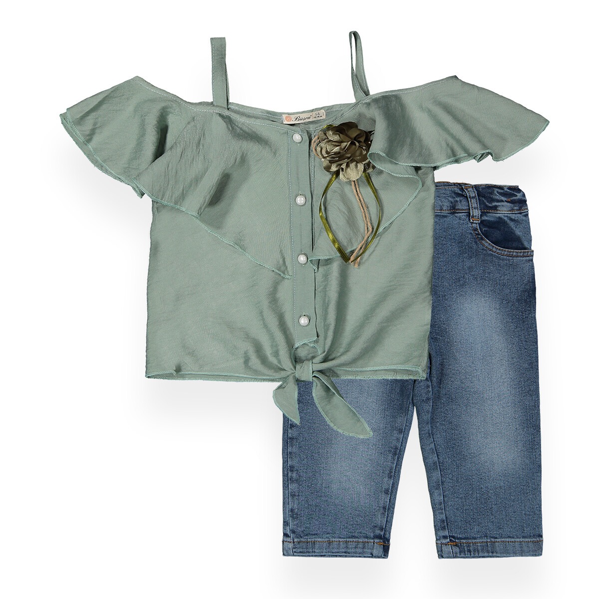 Airobin Denim Capri Set - Producer: Büşra Bebe - Wholesale Kids & Baby Clothes From Turkey - TheBS Kids
