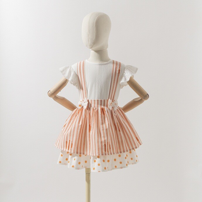 Baby Girl Overalls with Striped 6-18M - Producer: Wecan - Wholesale Kids & Baby Clothes From Turkey - TheBS Kids