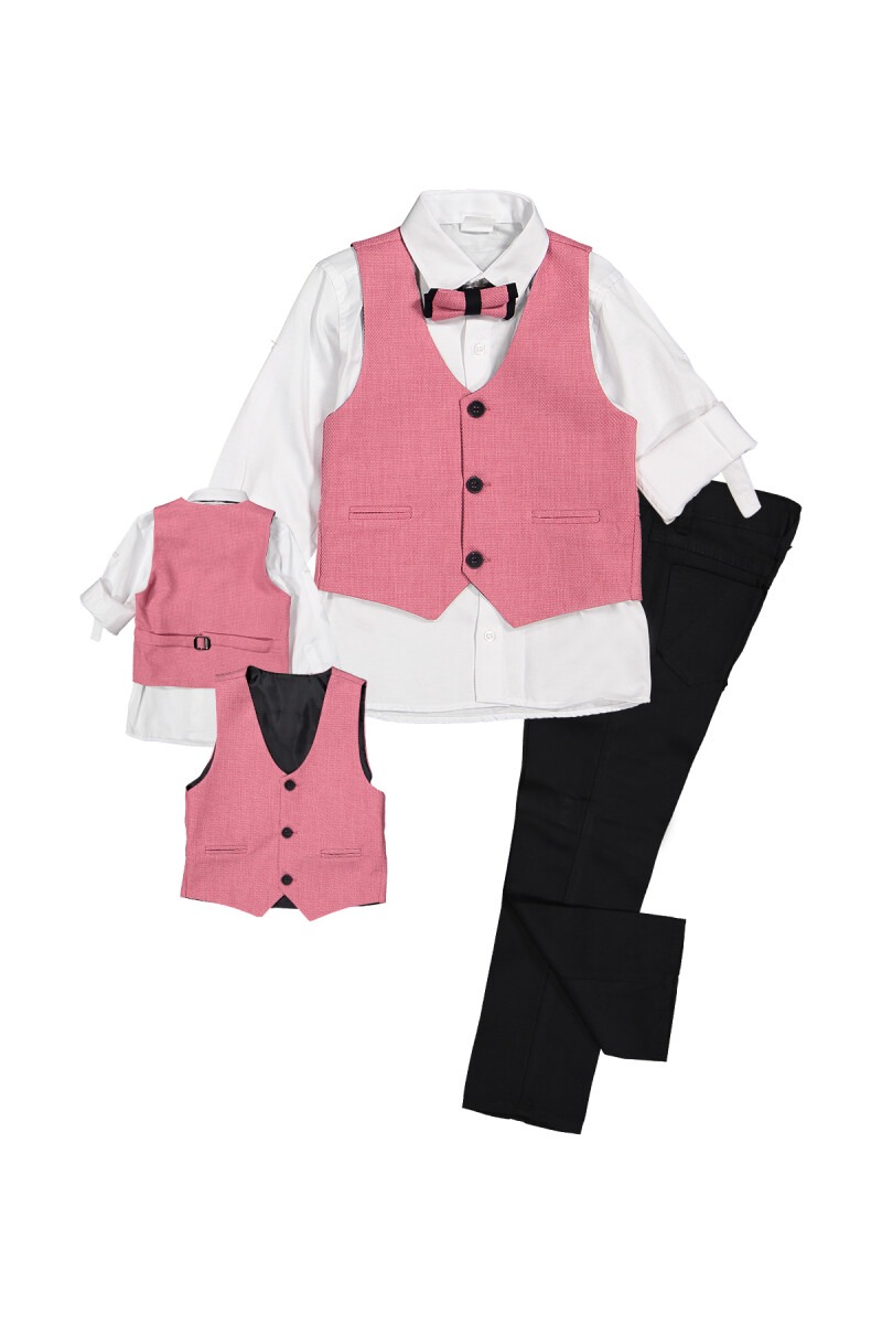 Boy Sport Suit Set with 3 Button Vest 1-4Y - Producer: Terry - Wholesale Kids & Baby Clothes From Turkey - TheBS Kids