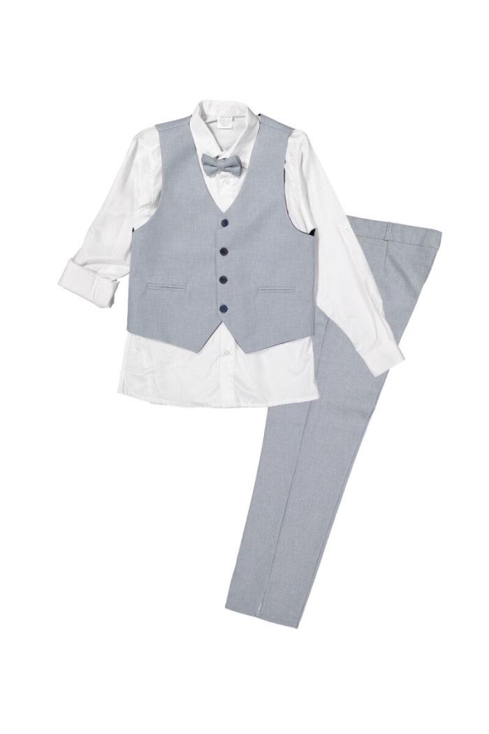 Boy Suit Set with 3 Button Vest 1-4Y - Producer: Terry - Wholesale Kids & Baby Clothes From Turkey - TheBS Kids
