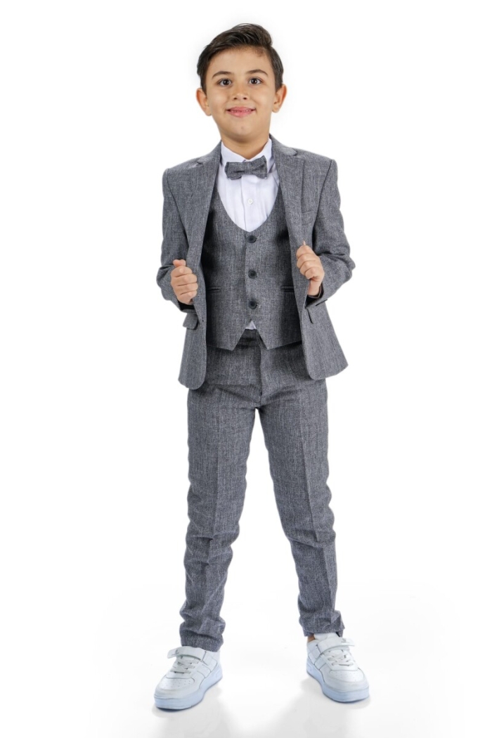Boy Suit Set with Cationic Vest and Jacket 1-4Y - Producer: Terry - Wholesale Kids & Baby Clothes From Turkey - TheBS Kids