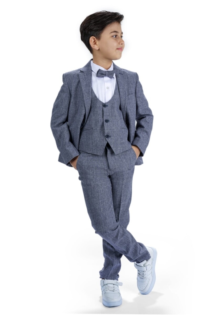 Boy Suit Set with Cationic Vest and Jacket 1-4Y - Producer: Terry - Wholesale Kids & Baby Clothes From Turkey - TheBS Kids