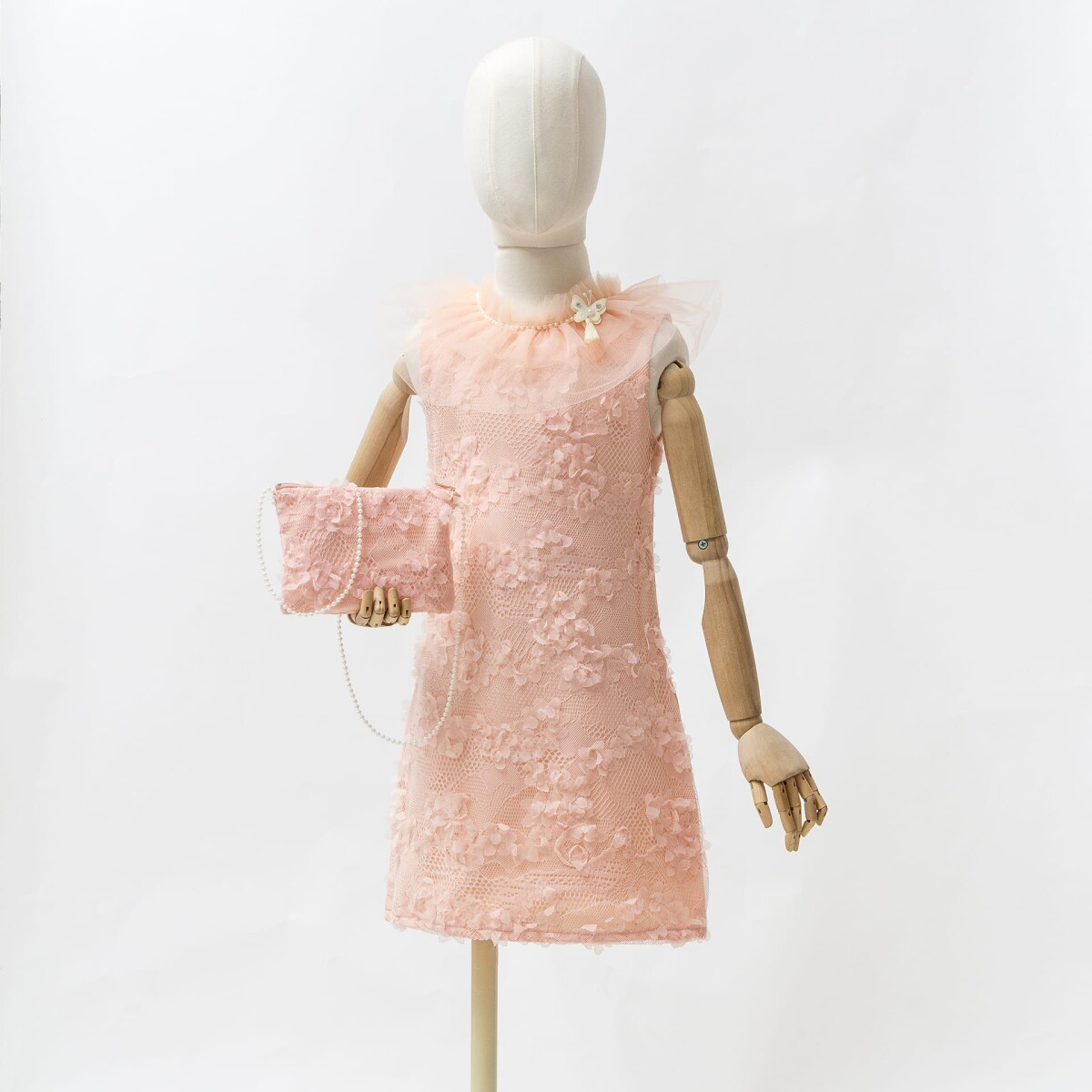 Clover Tulle Straight Tight Dress 6-9Y - Producer: Wecan - Wholesale Kids & Baby Clothes From Turkey - TheBS Kids