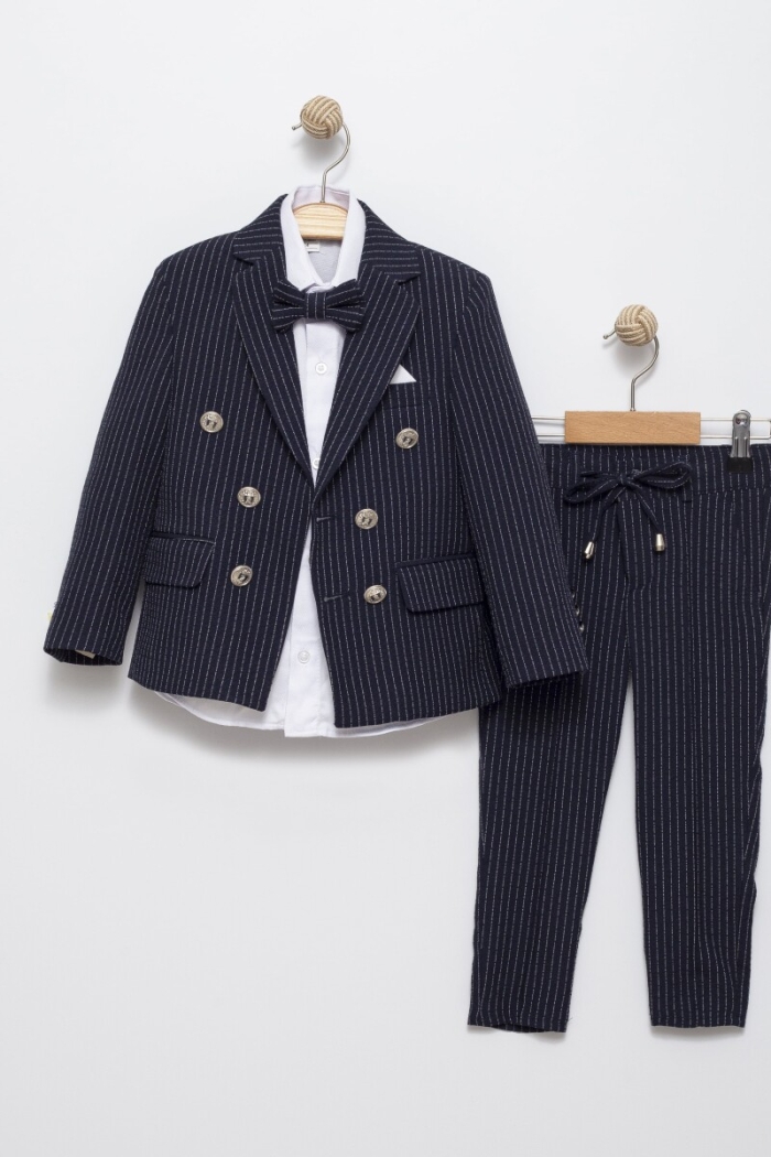 Double Breasted Jacket Vest Full Suit 3-7Y - Producer: Terry - Wholesale Kids & Baby Clothes From Turkey - TheBS Kids