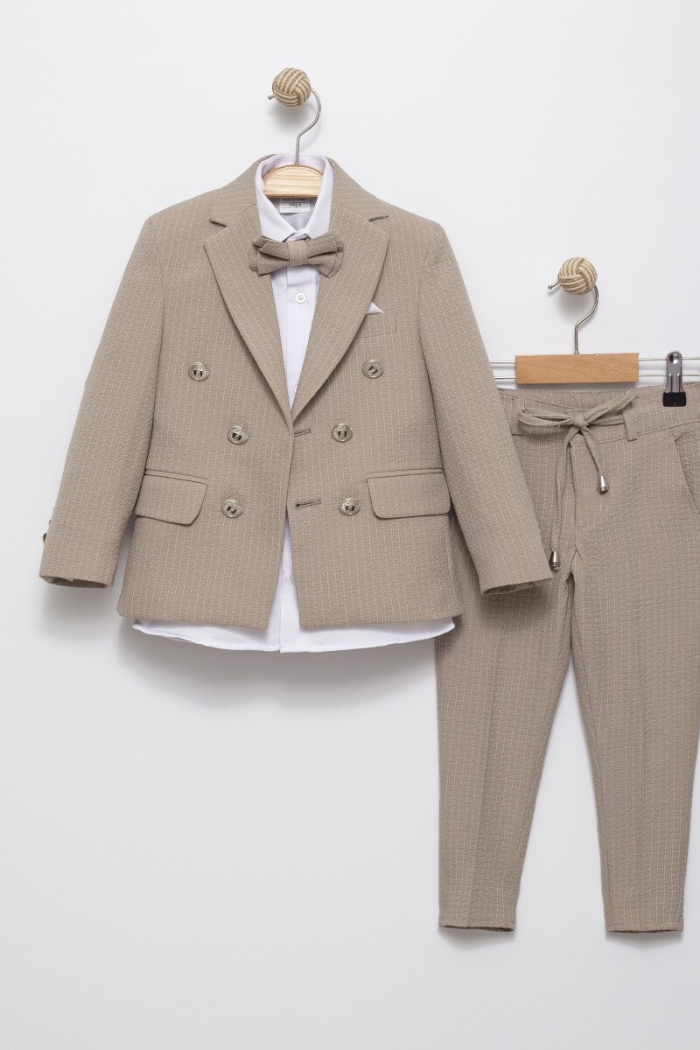 Double Breasted Jacket Vest Full Suit 8-12Y - Producer: Terry - Wholesale Kids & Baby Clothes From Turkey - TheBS Kids