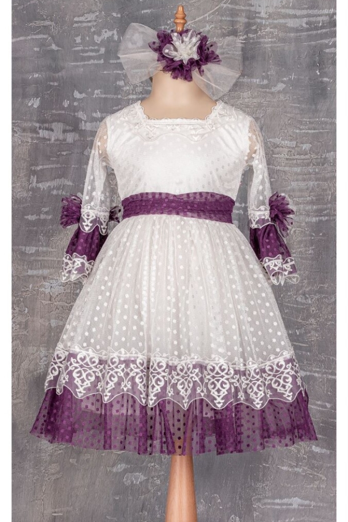 Girl Dress with Crown 6-12Y - Producer: Tivido - Wholesale Kids & Baby Clothes From Turkey - TheBS Kids