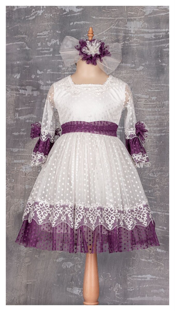 Girl Dress with Crown 6-12Y - Producer: Tivido - Wholesale Kids & Baby Clothes From Turkey - TheBS Kids