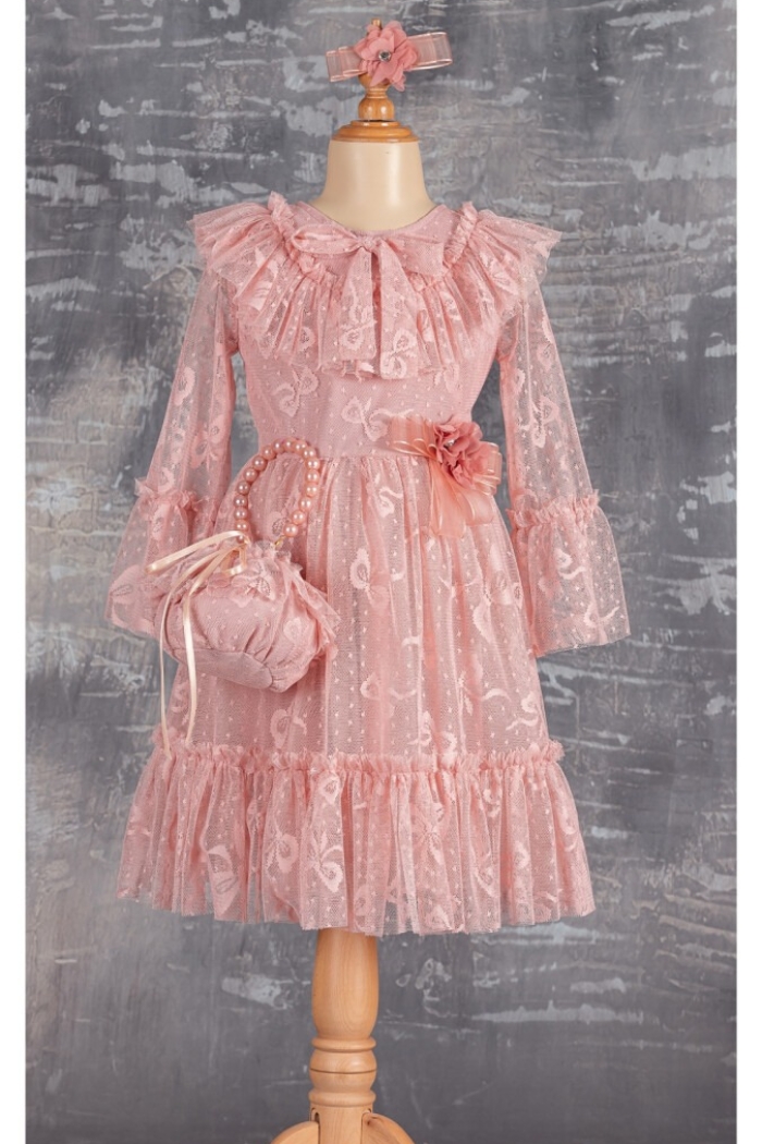 Girl Dressy with Bag 6-12Y - Producer: Tivido - Wholesale Kids & Baby Clothes From Turkey - TheBS Kids