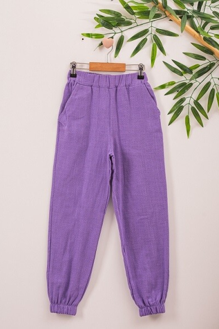 Girl Linen Pants 7-10Y - Producer: Büşra Bebe - Wholesale Kids & Baby Clothes From Turkey - TheBS Kids
