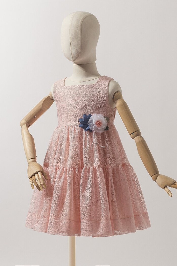 Girls Dress with Snowflake Collar 2-5Y - Producer: Wecan - Wholesale Kids & Baby Clothes From Turkey - TheBS Kids