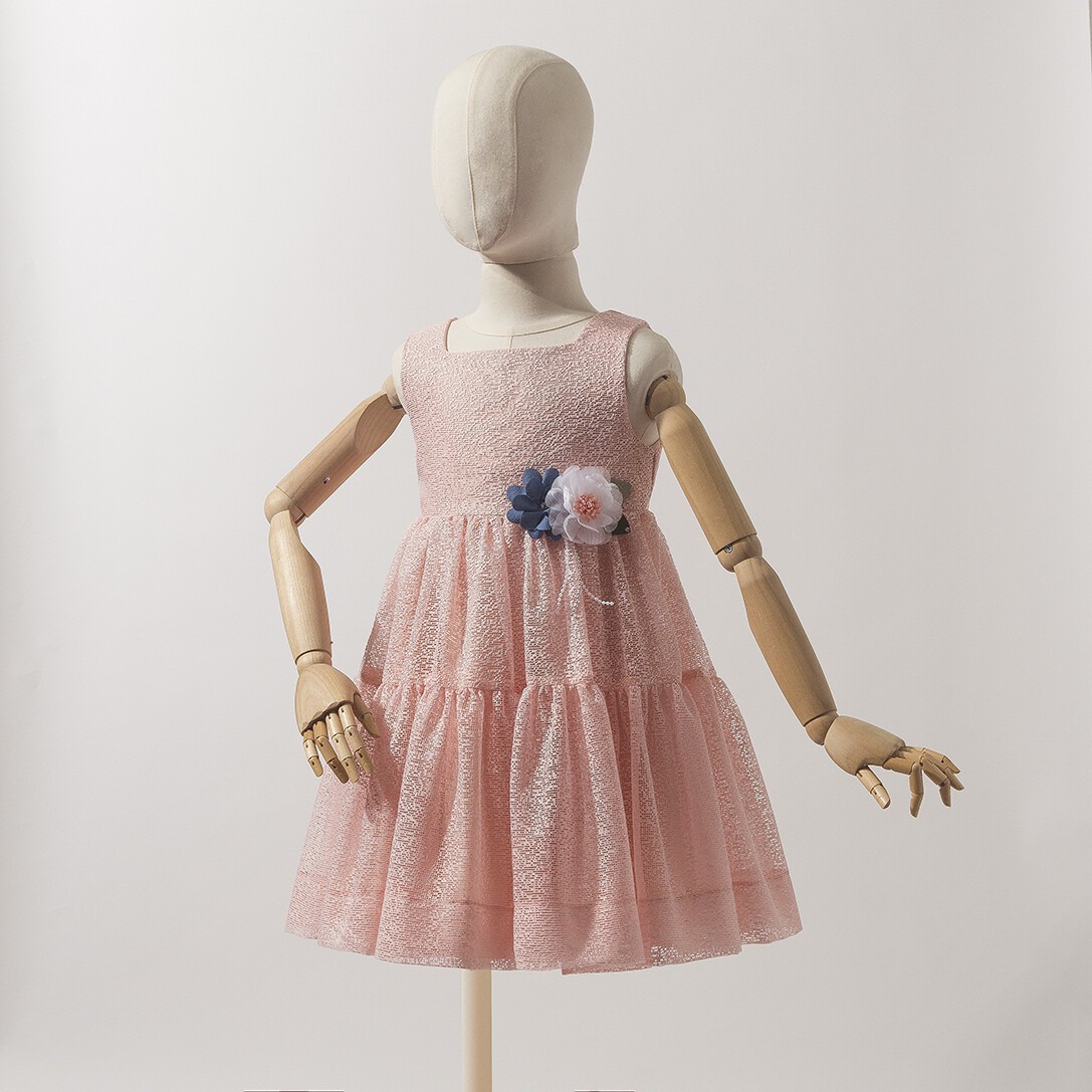 Girls Dress with Snowflake Collar 2-5Y - Producer: Wecan - Wholesale Kids & Baby Clothes From Turkey - TheBS Kids