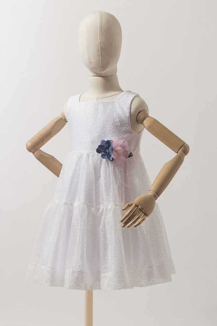 Girls Dress with Snowflake Collar 2-5Y - Producer: Wecan - Wholesale Kids & Baby Clothes From Turkey - TheBS Kids