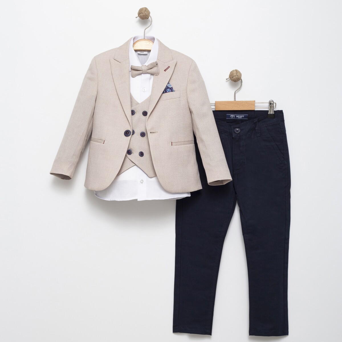 Handkerchief Jacket Vest Sports Suit 1-4Y - Producer: Terry - Wholesale Kids & Baby Clothes From Turkey - TheBS Kids