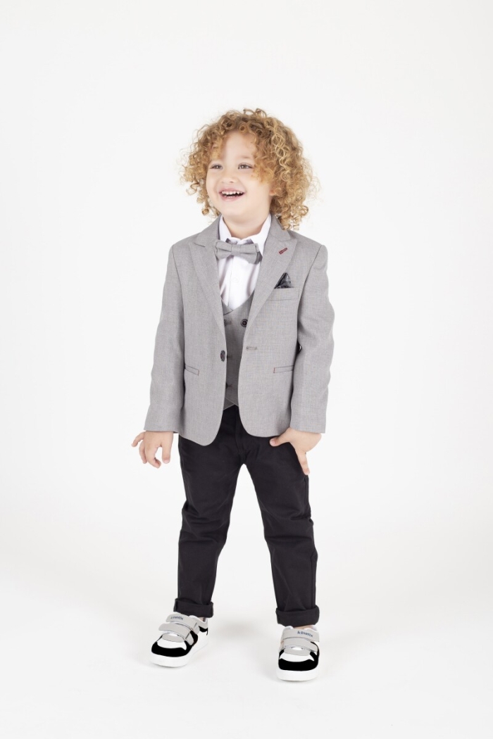 Handkerchief Jacket Vest Sports Suit 10-14Y - Producer: Terry - Wholesale Kids & Baby Clothes From Turkey - TheBS Kids