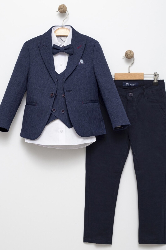 Handkerchief Jacket Vest Sports Suit 10-14Y - Producer: Terry - Wholesale Kids & Baby Clothes From Turkey - TheBS Kids