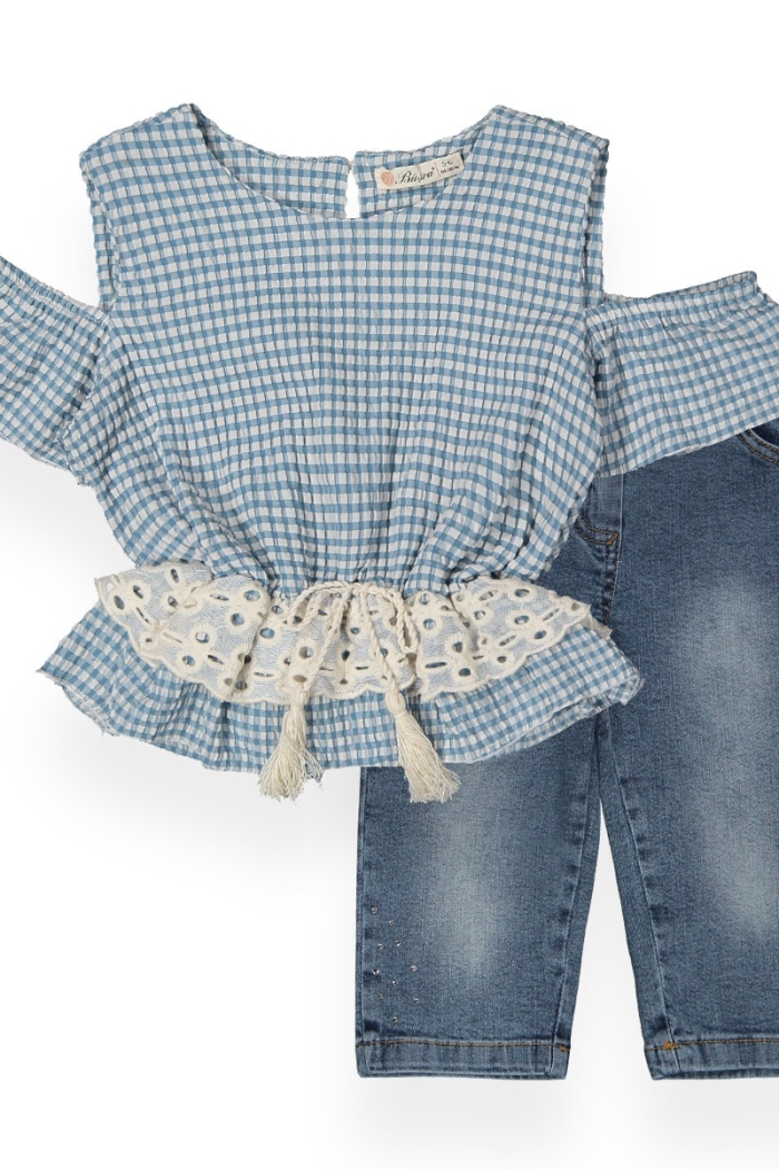 Lace Capri Set - Producer: Büşra Bebe - Wholesale Kids & Baby Clothes From Turkey - TheBS Kids