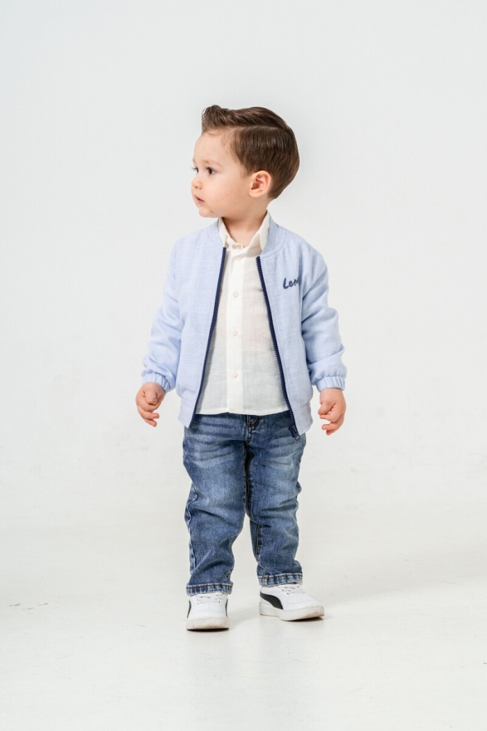 Embroidered College Coat Baby Set 9-24 M - Producer: Lemon - Wholesale Kids & Baby Clothes From Turkey - TheBS Kids