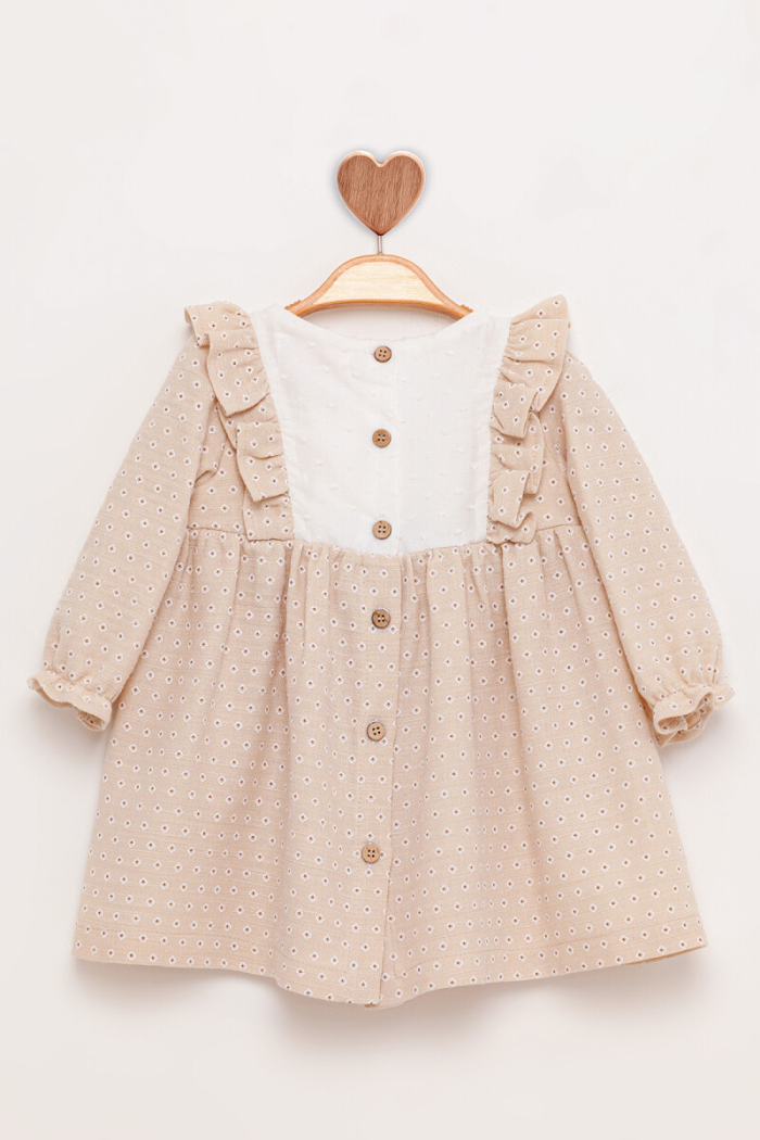 Long Sleeve Kids Dress 1-4Y - Producer: BabyRose - Wholesale Kids & Baby Clothes From Turkey - TheBS Kids