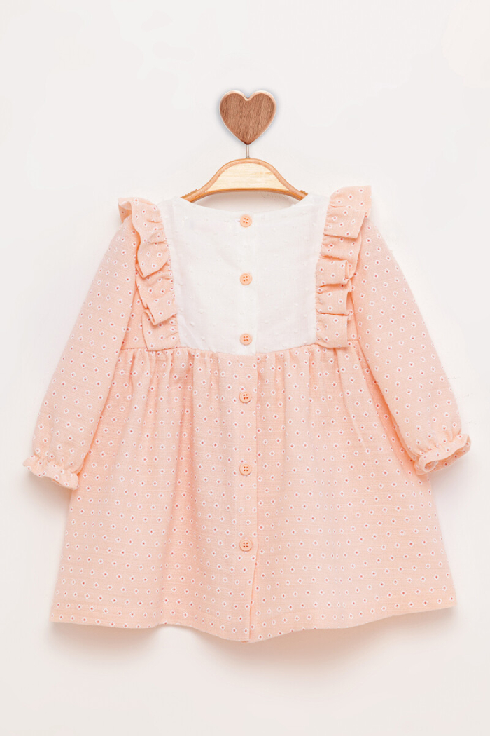 Long Sleeve Kids Dress 1-4Y - Producer: BabyRose - Wholesale Kids & Baby Clothes From Turkey - TheBS Kids