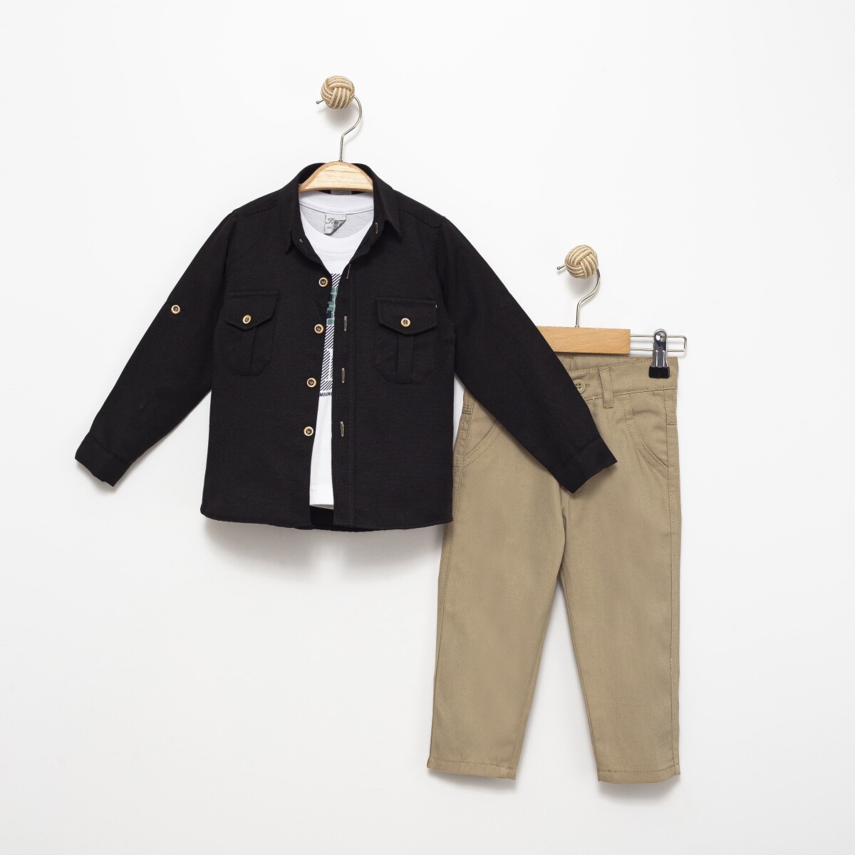Long Sleeve T-Shirt 3-Piece Set 10-13Y - Producer: Terry - Wholesale Kids & Baby Clothes From Turkey - TheBS Kids