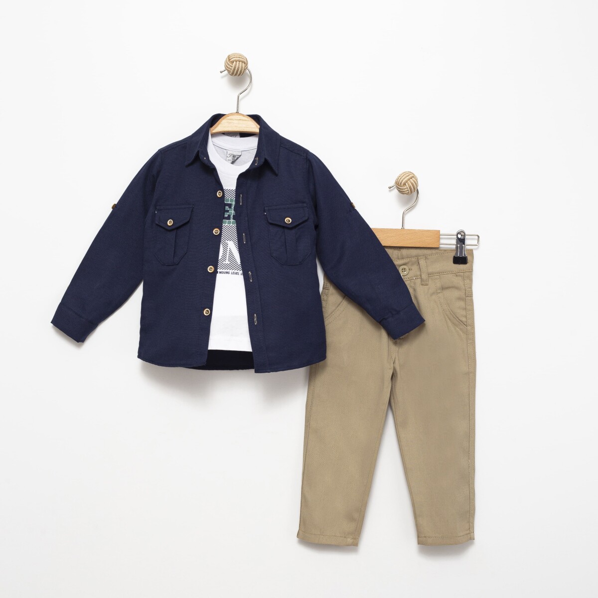 Long Sleeve T-Shirt 3-Piece Set 10-13Y - Producer: Terry - Wholesale Kids & Baby Clothes From Turkey - TheBS Kids