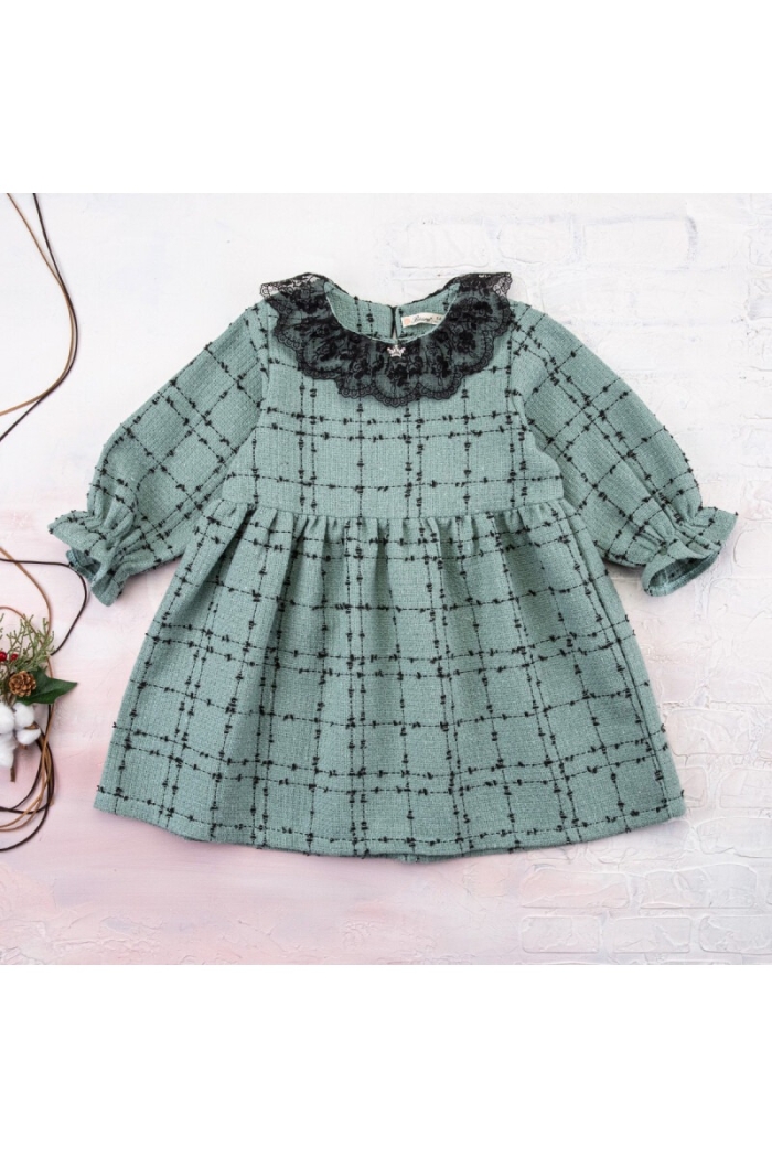 Plaid Dress - Producer: Büşra Bebe - Wholesale Kids & Baby Clothes From Turkey - TheBS Kids