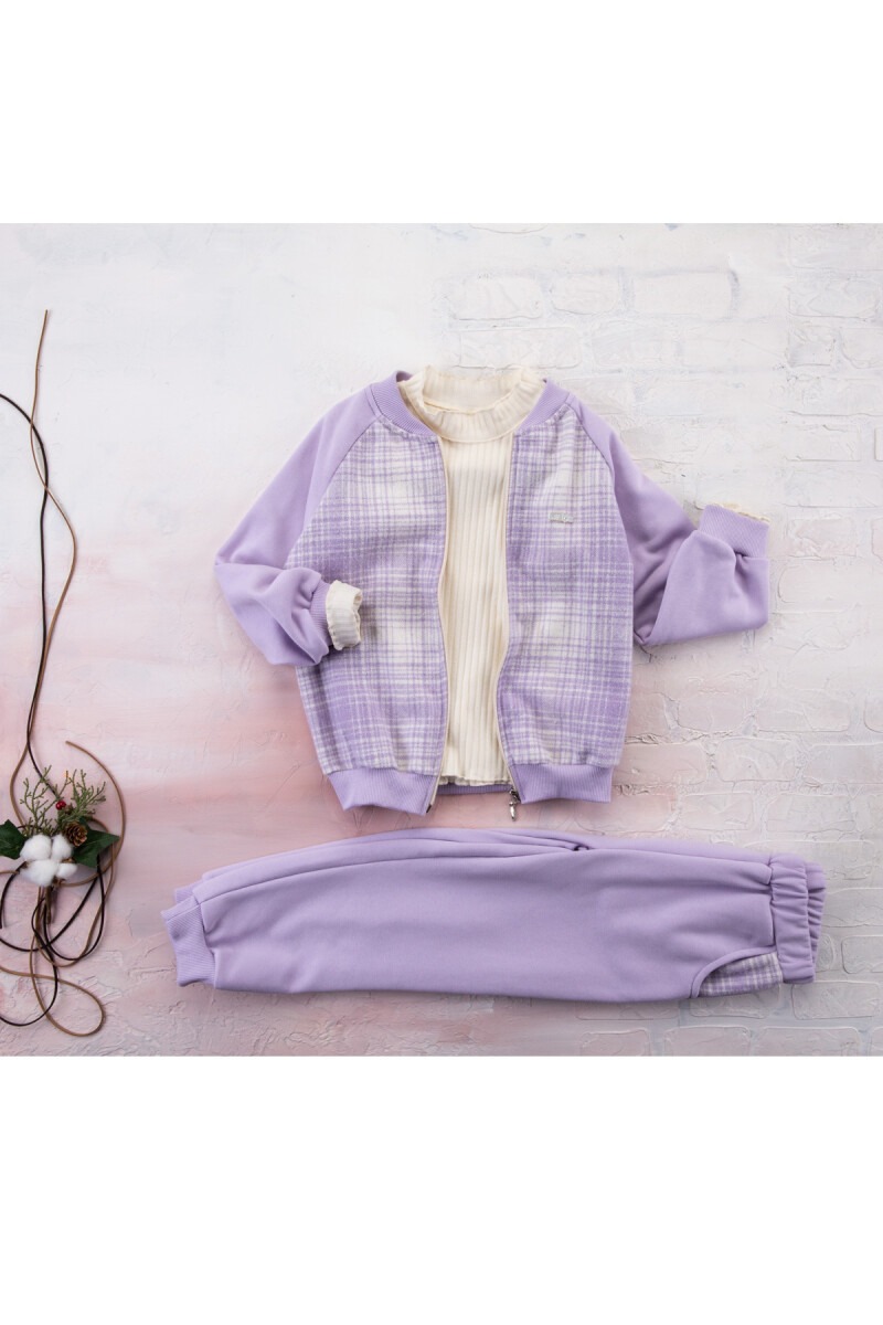 Plaid Set with Raglan Sleeve - Producer: Büşra Bebe - Wholesale Kids & Baby Clothes From Turkey - TheBS Kids