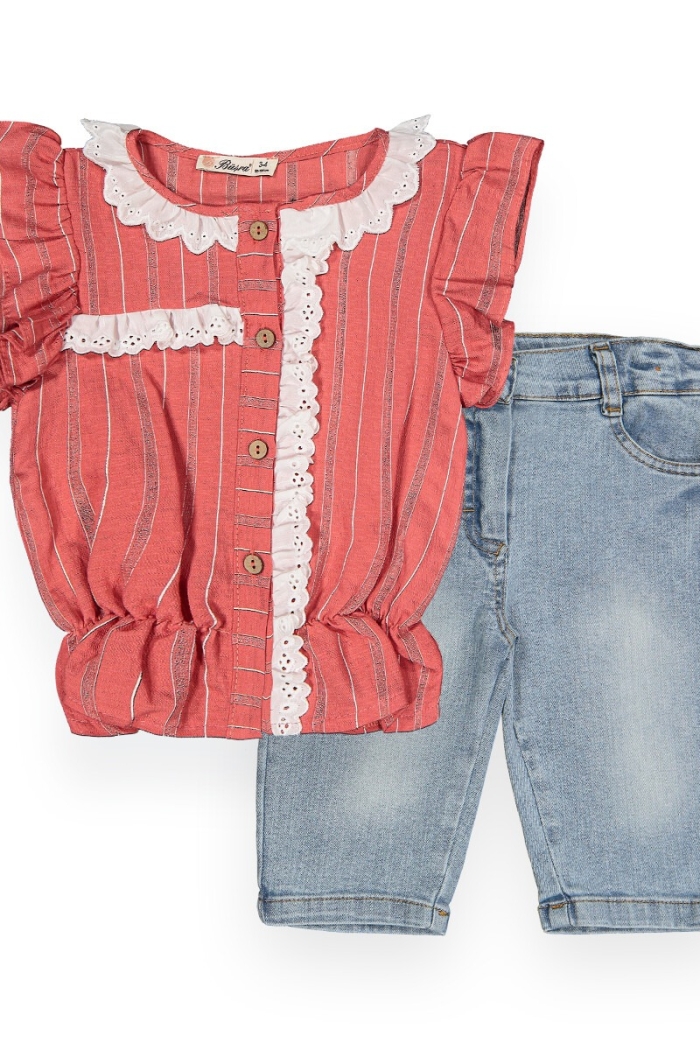Scalloped Capri Set - Producer: Büşra Bebe - Wholesale Kids & Baby Clothes From Turkey - TheBS Kids