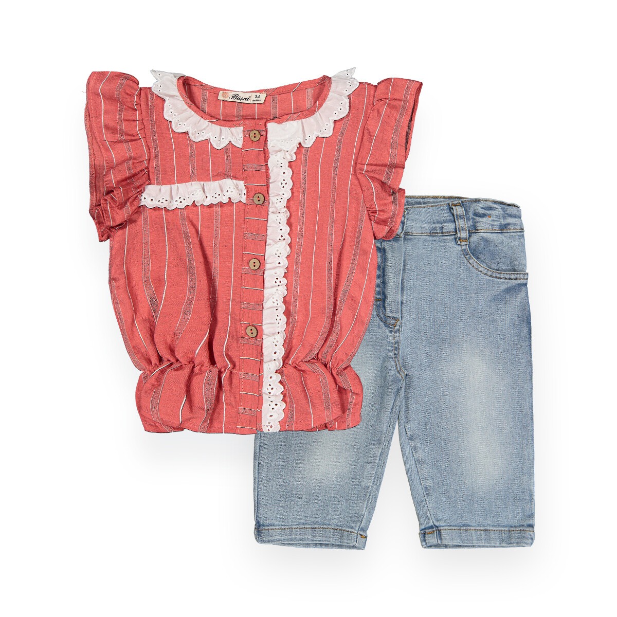 Scalloped Capri Set - Producer: Büşra Bebe - Wholesale Kids & Baby Clothes From Turkey - TheBS Kids