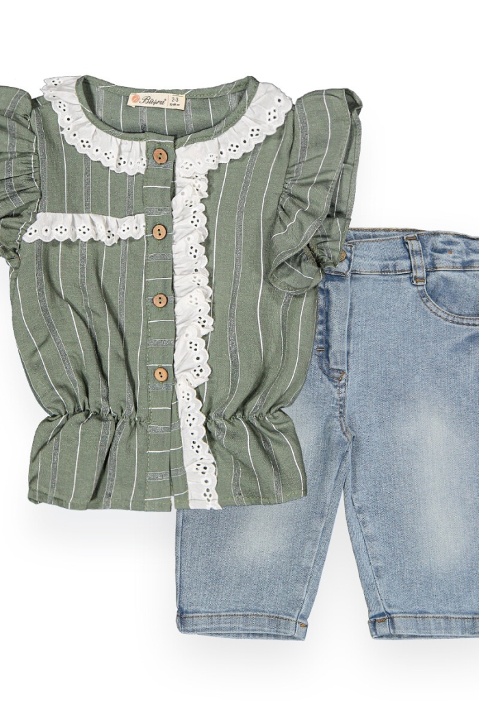 Scalloped Capri Set - Producer: Büşra Bebe - Wholesale Kids & Baby Clothes From Turkey - TheBS Kids