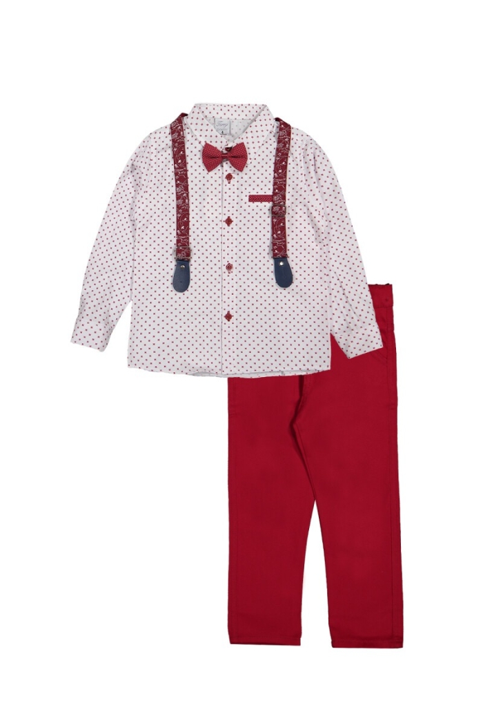Suit with Butterfly Pattern Shirt - Producer: Terry - Wholesale Kids & Baby Clothes From Turkey - TheBS Kids