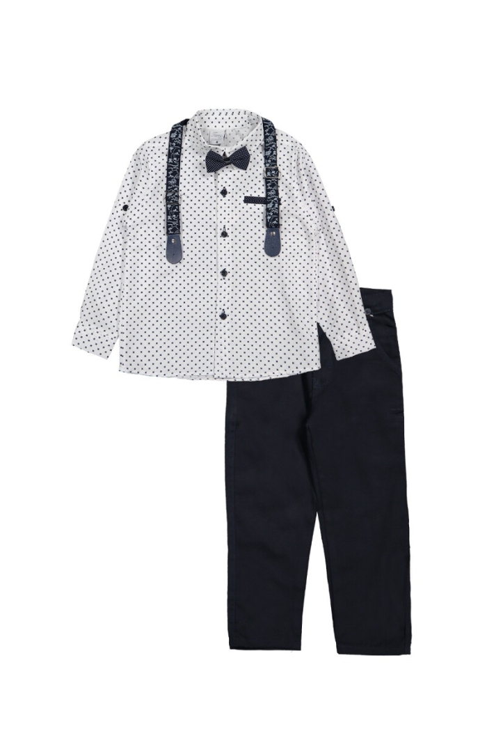 Suit with Butterfly Pattern Shirt - Producer: Terry - Wholesale Kids & Baby Clothes From Turkey - TheBS Kids