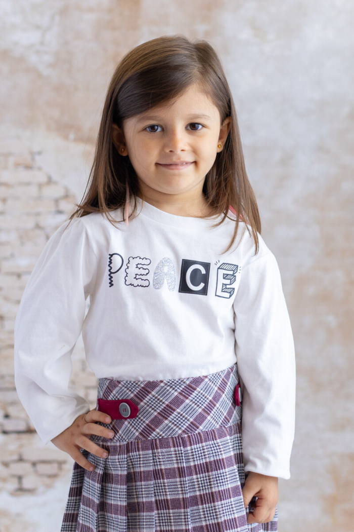 Totpan Girl's Glitter Printed Sleeve T-Shirt 1-12Y - Producer: Zeyland - Wholesale Kids & Baby Clothes From Turkey - TheBS Kids
