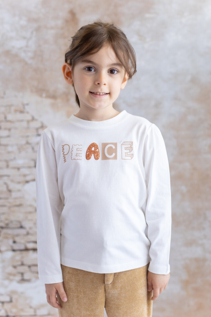 Totpan Girl's Glitter Printed Sleeve T-Shirt 1-12Y - Producer: Zeyland - Wholesale Kids & Baby Clothes From Turkey - TheBS Kids