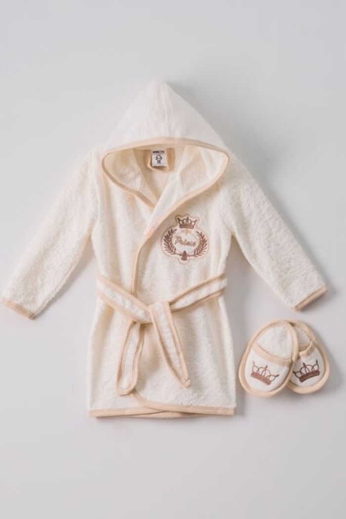 Wholesale 2-Piece Baby Boys Bathrobe 1-4Y - Producer: Ramel Kids - Wholesale Kids & Baby Clothes From Turkey - TheBS Kids