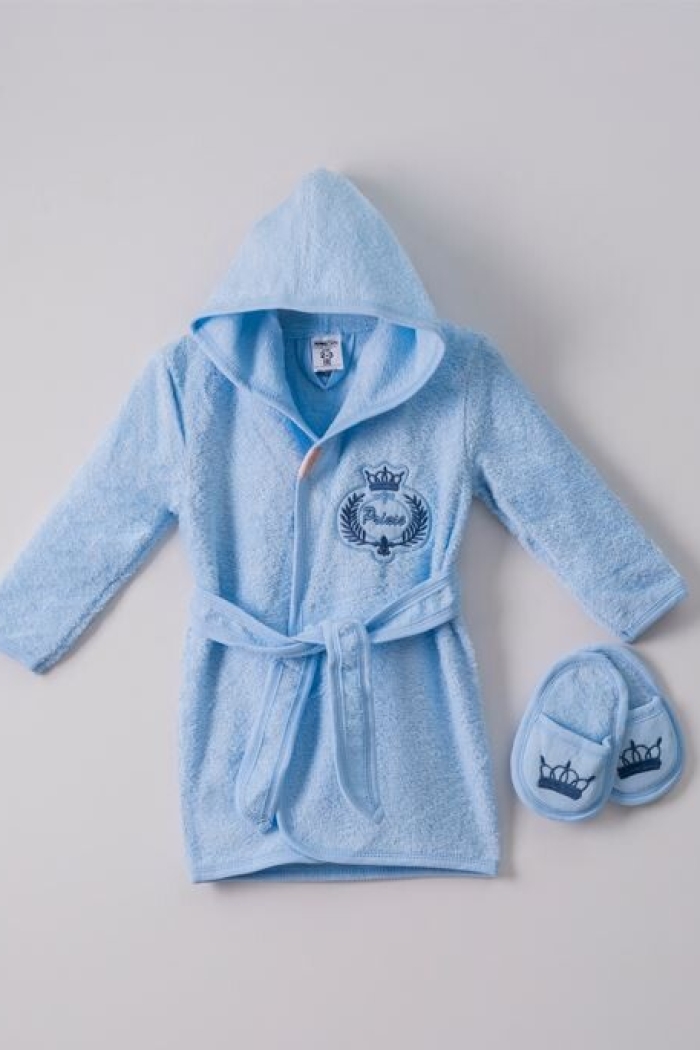 Wholesale 2-Piece Baby Boys Bathrobe 1-4Y - Producer: Ramel Kids - Wholesale Kids & Baby Clothes From Turkey - TheBS Kids