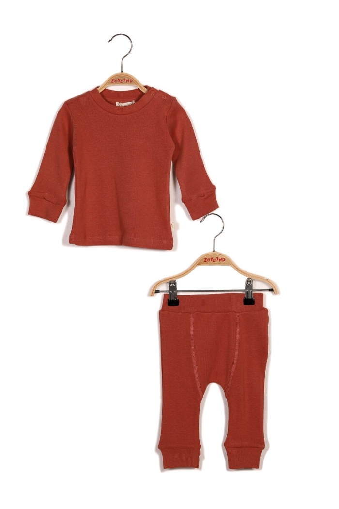Wholesale 2-Piece Baby Boys Body Sets with Pants Gots Certificate 100% Organic 0-36M - Producer: Zeyland - Wholesale Kids & Baby Clothes From Turkey - TheBS Kids