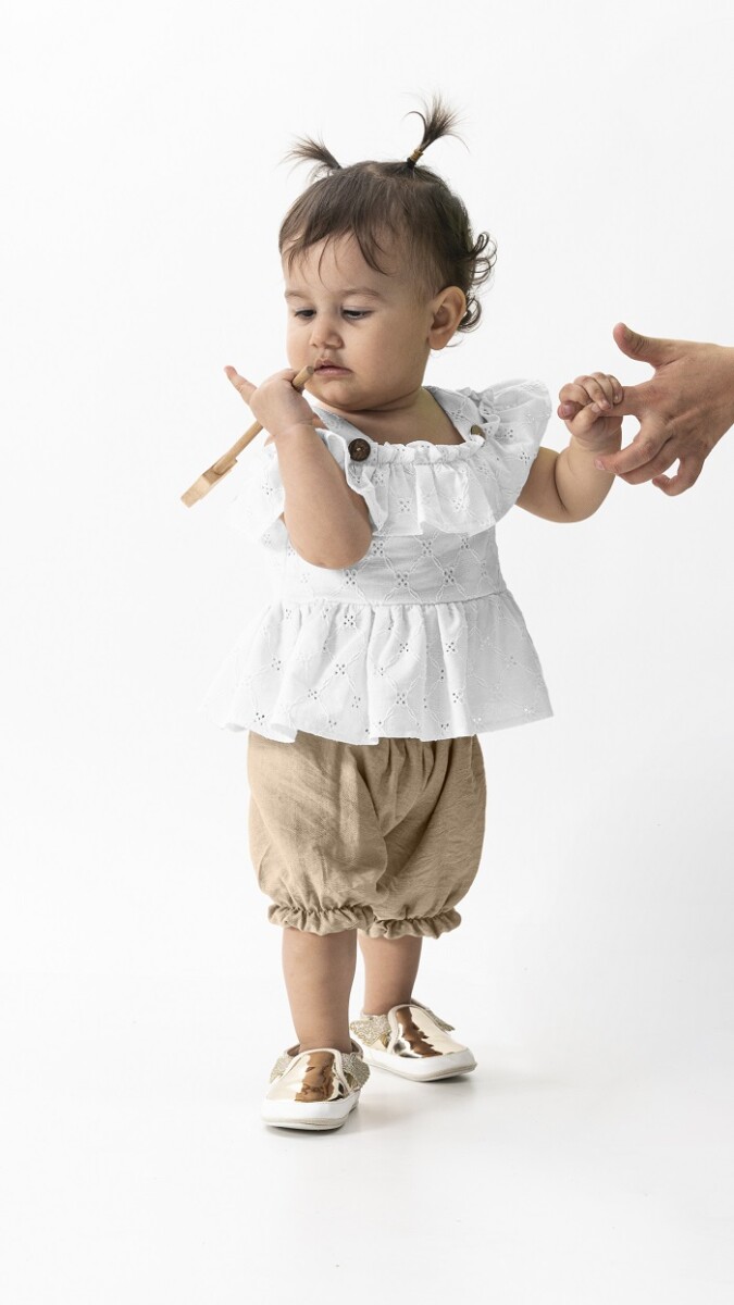 Wholesale 2-Piece Baby Girls Blouse Set With Shorts 6-18M - Producer: Wecan - Wholesale Kids & Baby Clothes From Turkey - TheBS Kids