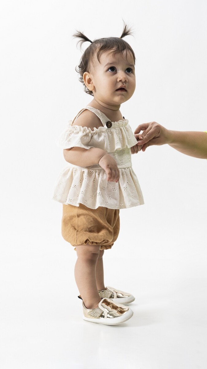Wholesale 2-Piece Baby Girls Blouse Set With Shorts 6-18M - Producer: Wecan - Wholesale Kids & Baby Clothes From Turkey - TheBS Kids