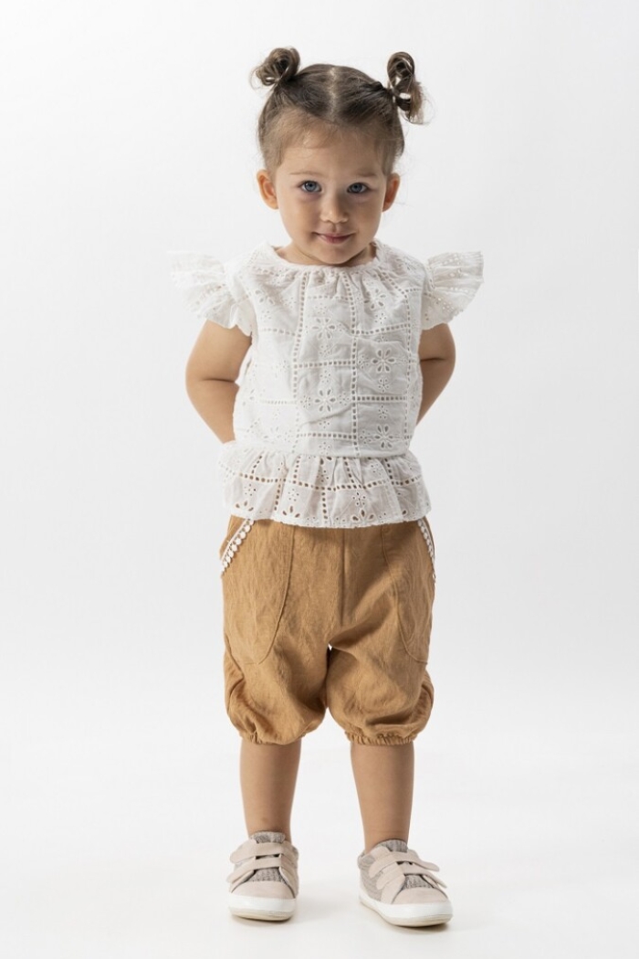 Wholesale 2-Piece Baby Girls Blouse Set With Shorts 6-18M - Producer: Wecan - Wholesale Kids & Baby Clothes From Turkey - TheBS Kids