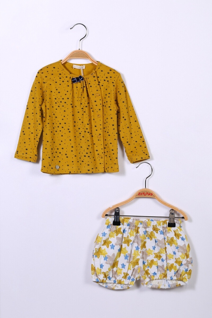 Wholesale 2-Piece Baby Girls Set with Blouse and Shorts 6-24M - Producer: Zeyland - Wholesale Kids & Baby Clothes From Turkey - TheBS Kids