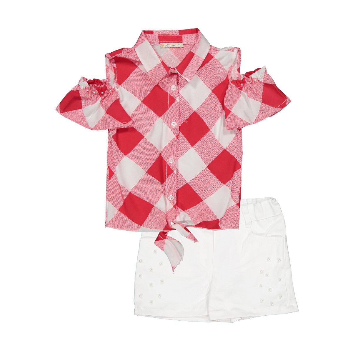 Wholesale 2-Piece Girl Set with Shorts 2-5Y Busra Bebe - Producer: Büşra Bebe - Wholesale Kids & Baby Clothes From Turkey - TheBS Kids