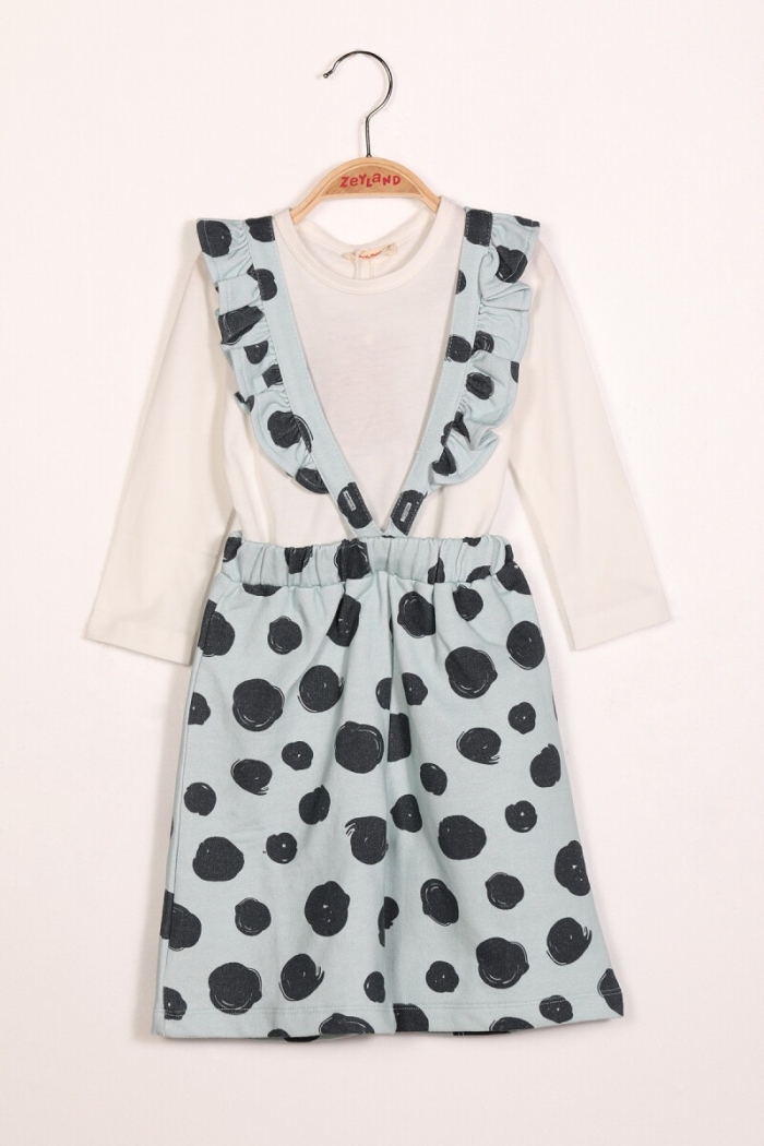 Wholesale 2-Piece Girls Dress with Long Sleeve T-shirt 2-7Y - Producer: Zeyland - Wholesale Kids & Baby Clothes From Turkey - TheBS Kids