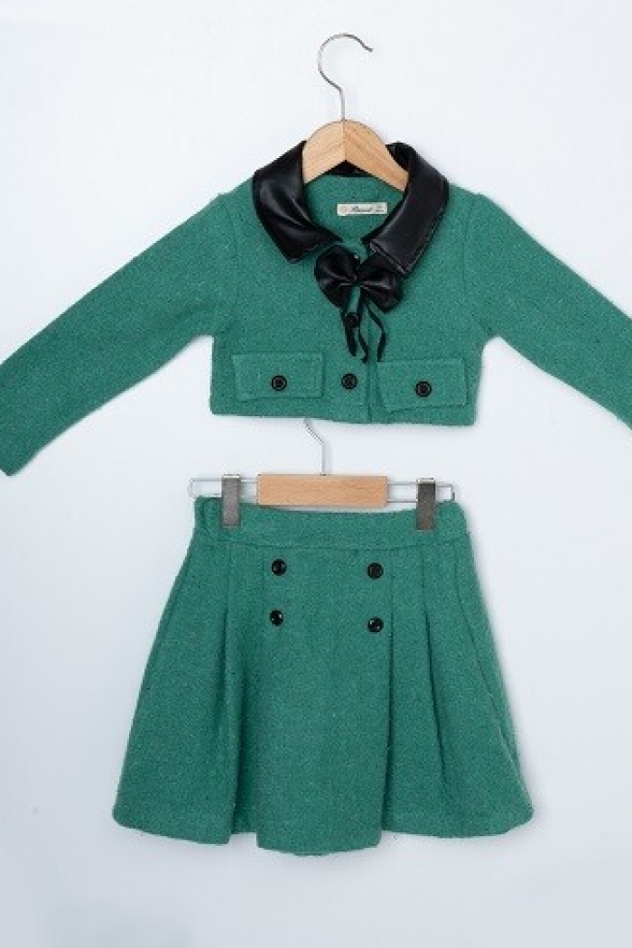 Wholesale 2-Piece Girls Jacket and Skirt Sets 3-6Y - Producer: Büşra Bebe - Wholesale Kids & Baby Clothes From Turkey - TheBS Kids