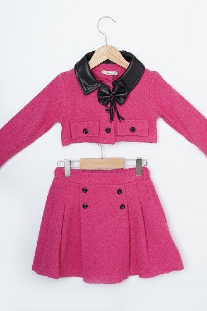 Wholesale 2-Piece Girls Jacket and Skirt Sets 3-6Y - Producer: Büşra Bebe - Wholesale Kids & Baby Clothes From Turkey - TheBS Kids