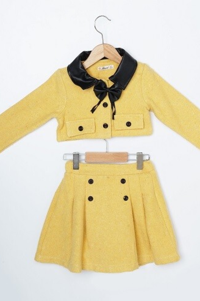 Wholesale 2-Piece Girls Jacket and Skirt Sets 3-6Y - Producer: Büşra Bebe - Wholesale Kids & Baby Clothes From Turkey - TheBS Kids